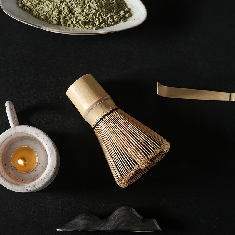 竹製茶筅セット：宋時代の茶筅、日本の茶碗、スタンド（100本 - Bamboo Whisk Chasen のレビューと価格