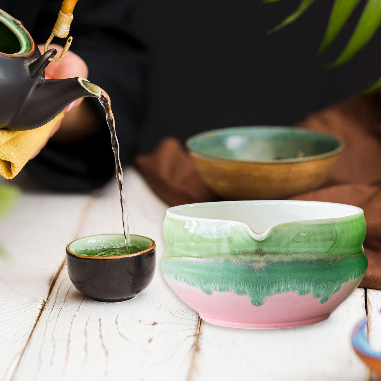 陶器の抹茶茶碗、注ぎ口付き、手作り、家庭用茶碗、水出し茶愛好 - Matcha Bowl Chawan のレビューと価格
