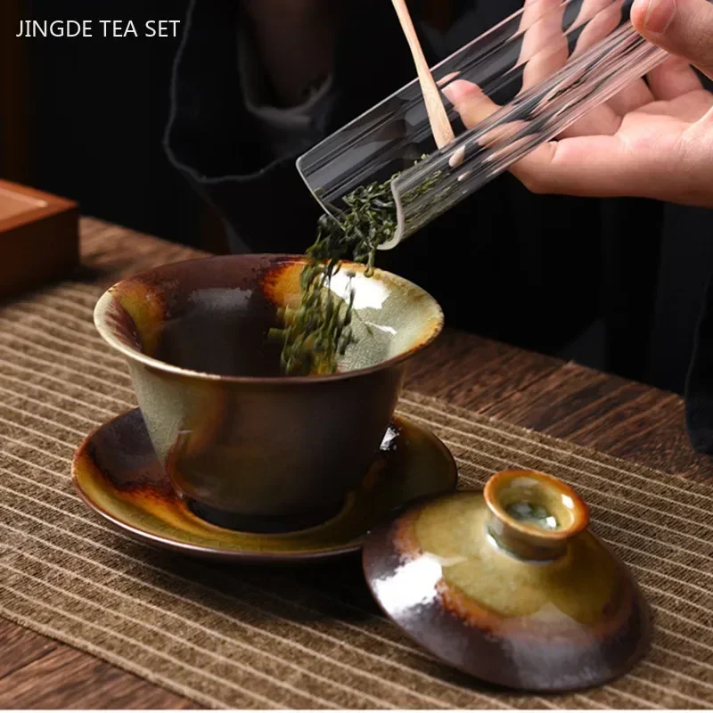 キロ変更セラミックガーワン、手作り、ビューティティーカップ、 - Matcha Bowl Chawan のレビューと価格
