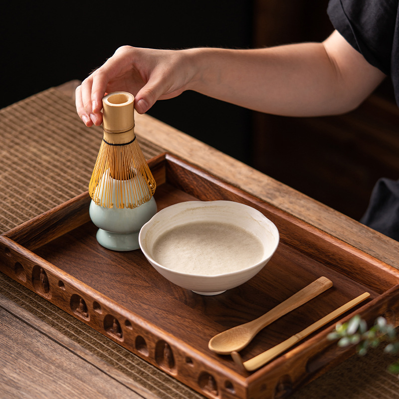 4個入り竹製抹茶泡立て器セット 百本爪茶筅 茶筅スタンド 抹 - Bamboo Whisk Chasen のレビューと価格