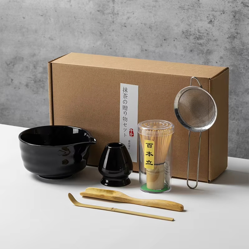 和風抹茶セット、竹泡立て器、セラミックボウルスクープ、伝統的 - Matcha Bowl Chawan のレビューと価格