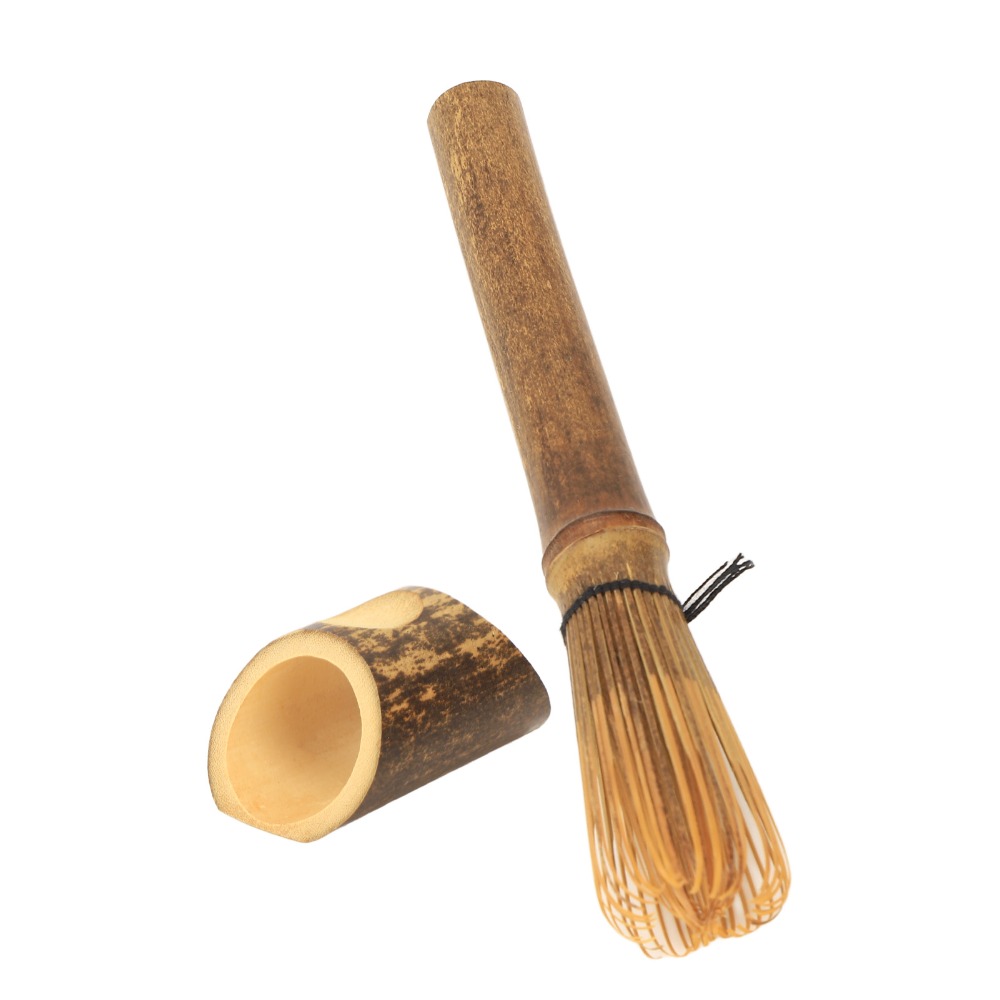耐久性のある長い柄の抹茶泡立て器 紫竹製 滑らかな質感の日本 - Bamboo Whisk Chasen のレビューと価格