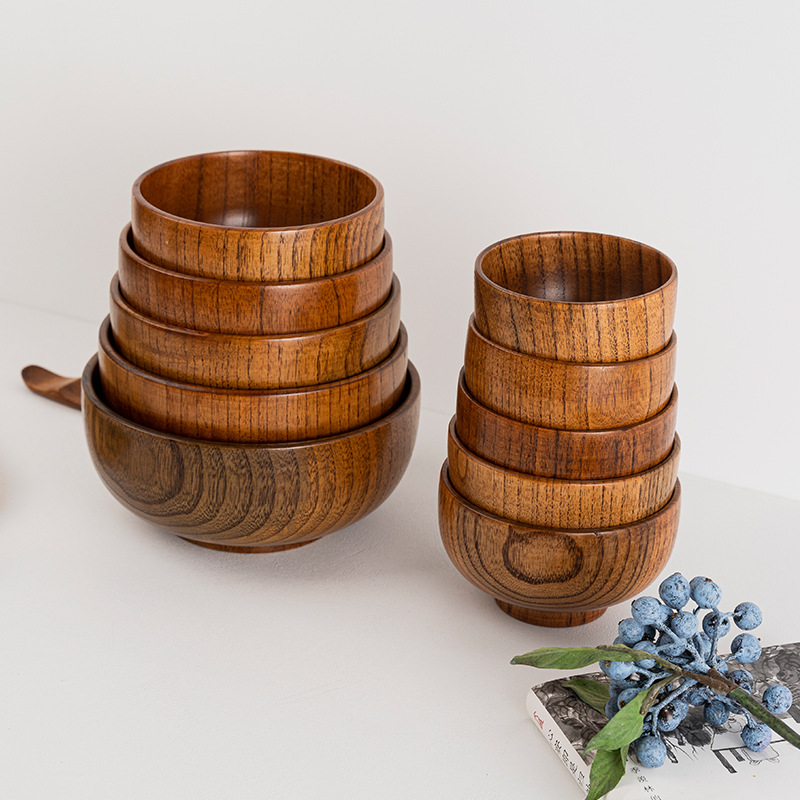 小さな日本の木製の麺レストラン木製の創造的なmisoスープボ - Matcha Bowl Chawan のレビューと価格