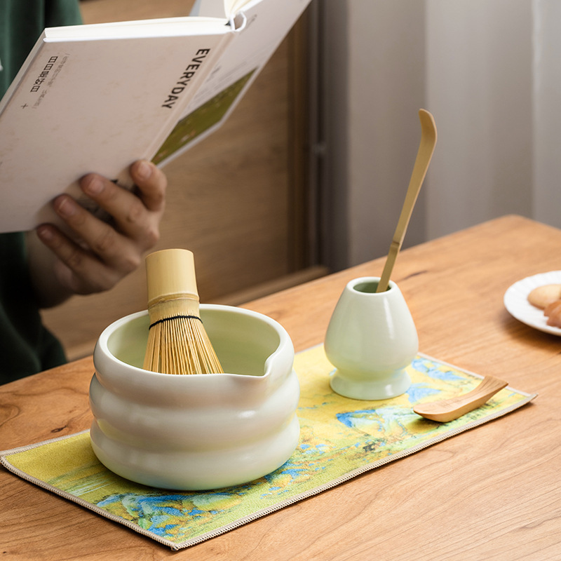 4/7点セット 日本抹茶セット 抹茶茶碗 口付き 宋代茶道具 - Matcha Bowl Chawan のレビューと価格