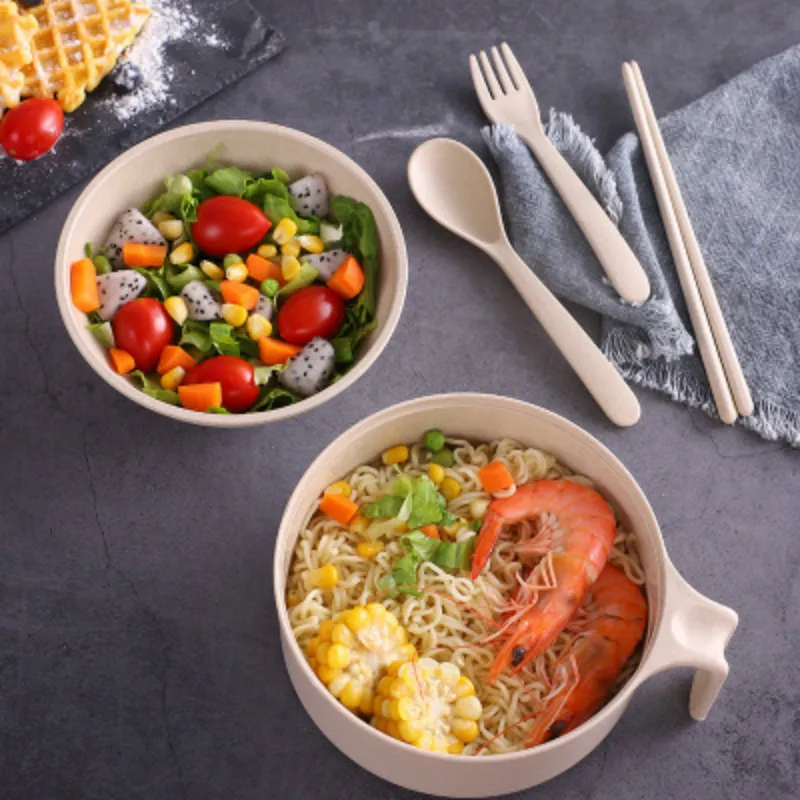 大容量小麦わらライスボウル落下防止設計蓋付き食器セットポータ - Matcha Bowl Chawan のレビューと価格