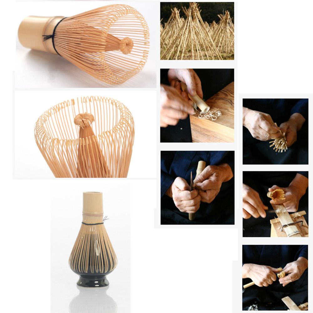 最も人気のある伝統的な抹茶碗、泡立て器、スコップキット、竹製 - Bamboo Whisk Chasen のレビューと価格