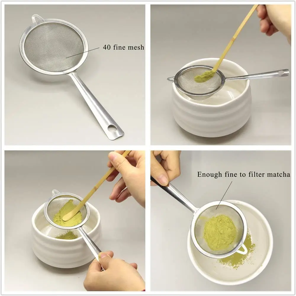 人気抹茶スターターセット 伝統的な竹製茶筅100本爪 茶杓  - Bamboo Whisk Chasen のレビューと価格